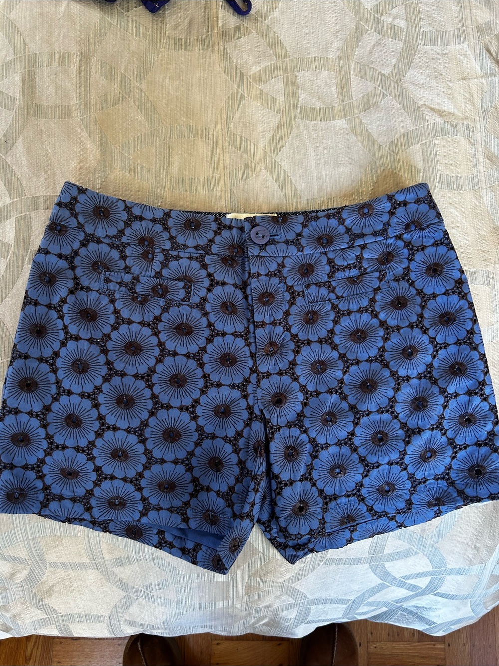 Anthropologie Elevenses Gerbera Eyelet Shorts